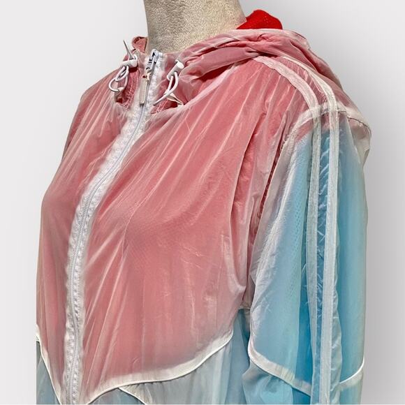 Alcott Blocked Zipper Windbreaker Bomber Jacket Multicolour Size M - Picture 6 of 9